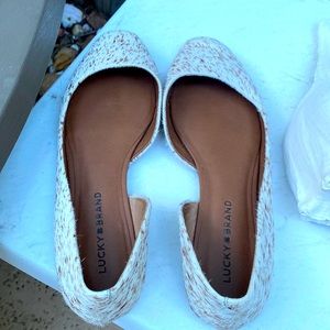 Lucky Brand Women’s Animal print Flat shoe
